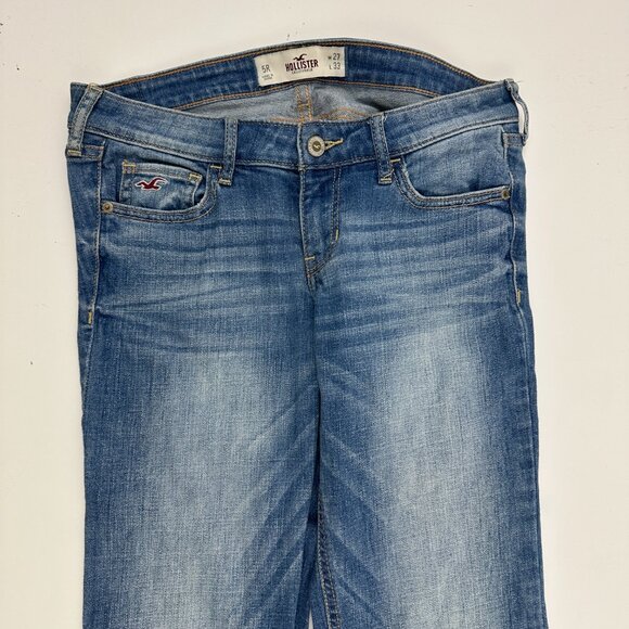 Hollister Skinny Women's size 5 Medium Wash Blue Denim Jeans - Picture 2 of 5